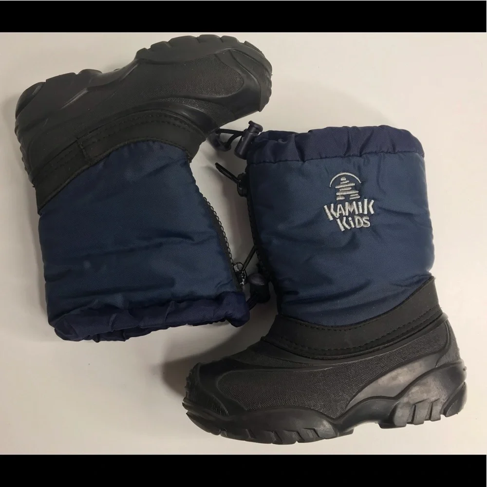 Kamik Kids snow boots blue 6